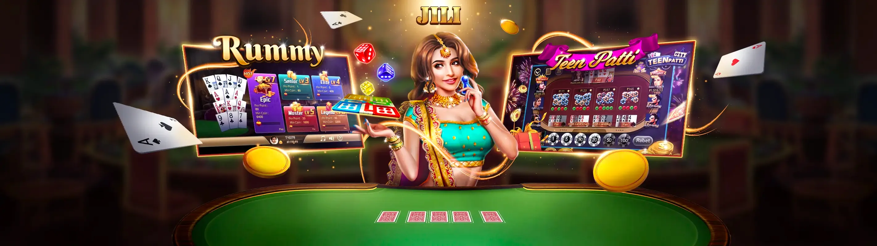 Sảnh Casino Trực Tuyến 188bet Hip sang trọng
